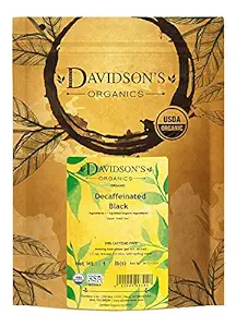 Davidson's Organics, Decaffeinated Black, Loose Leaf Tea, 16-Ounce Bag