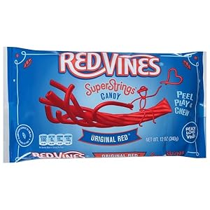 American Licorice Co., Original Red Vines Candy Super Strings , 12 Ounc